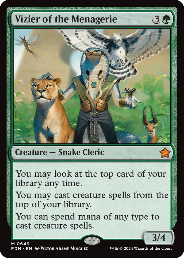 0649 Vizier of the Menagerie (0649) M Foundations