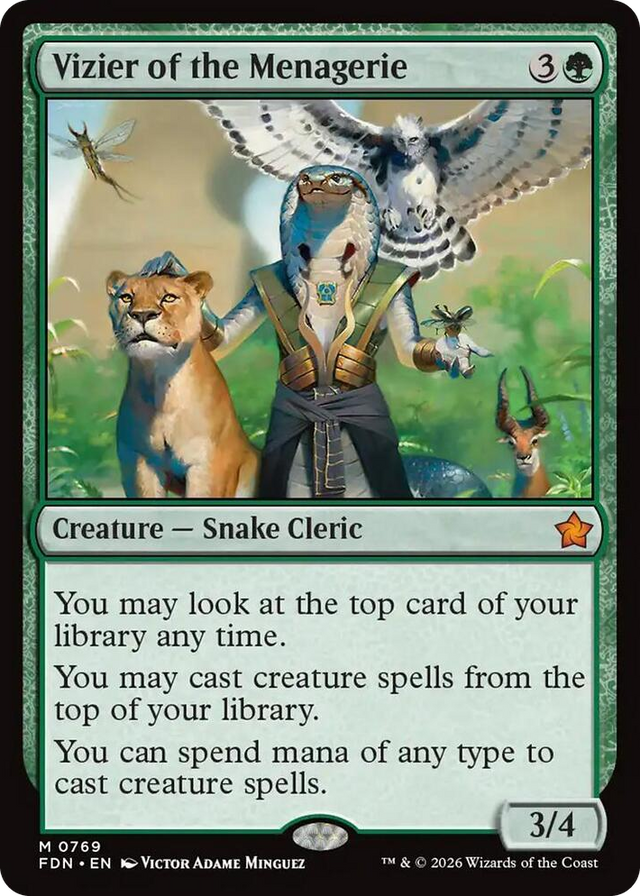 0769 Vizier of the Menagerie (0769) M Foundations