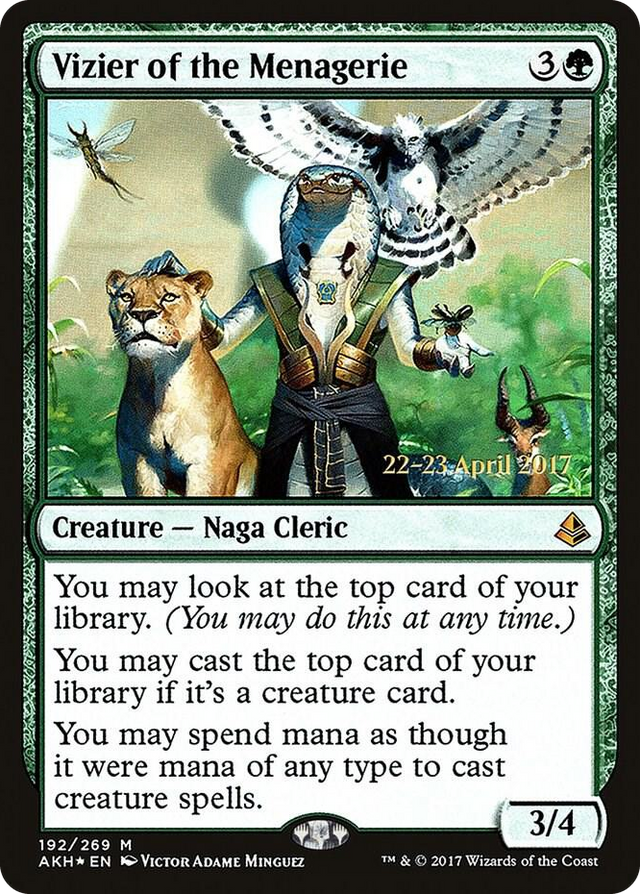 0192 Vizier of the Menagerie M Prerelease Cards