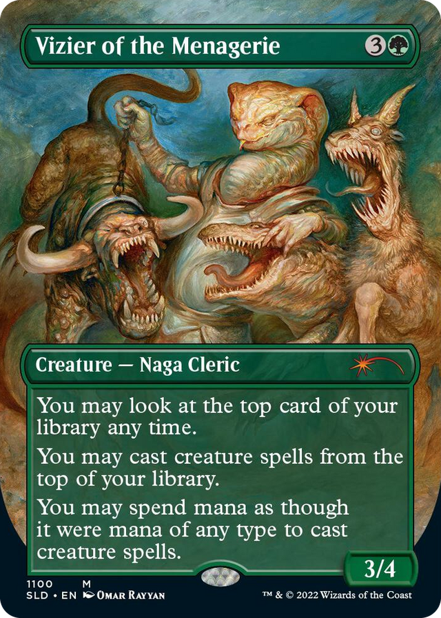 1100 Vizier of the Menagerie (Borderless) M Secret Lair Drop Series