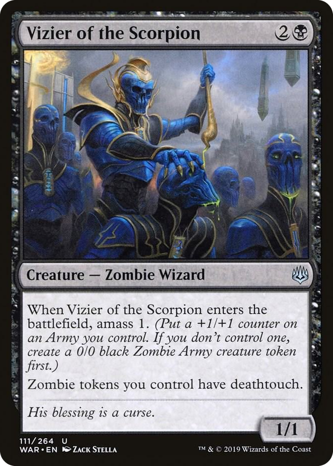 0111 Vizier of the Scorpion U War of the Spark