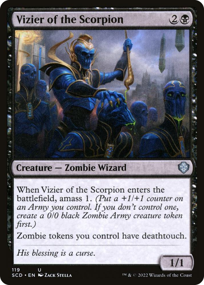 0119 Vizier of the Scorpion U Starter Commander Decks