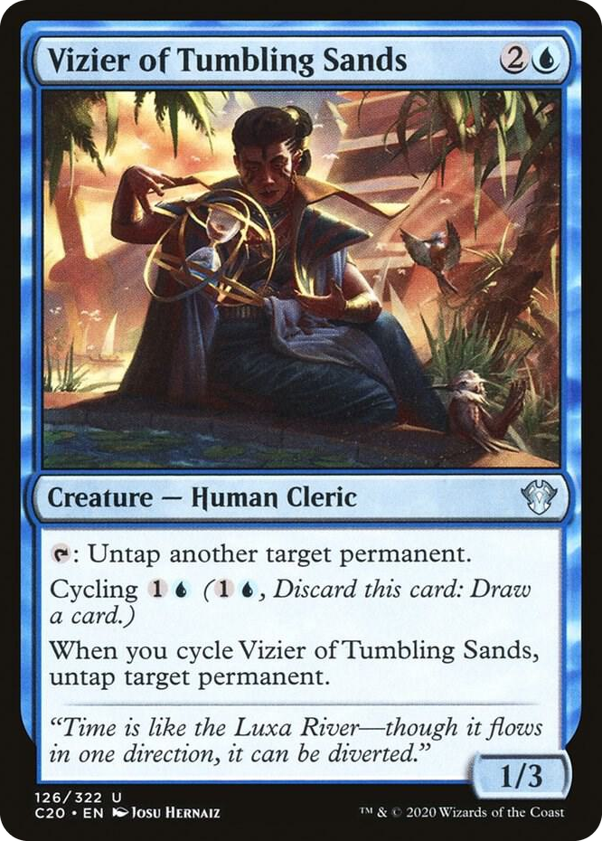 0126 Vizier of Tumbling Sands U Commander 2020