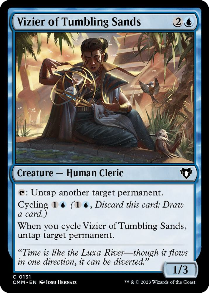 0131 Vizier of Tumbling Sands C Commander Masters