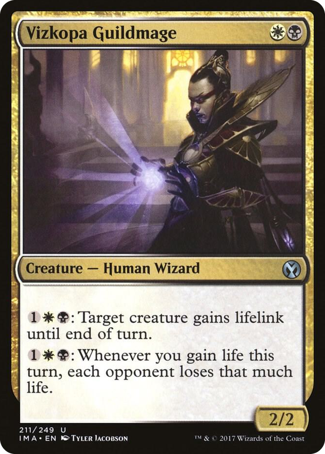 0211 Vizkopa Guildmage U Iconic Masters