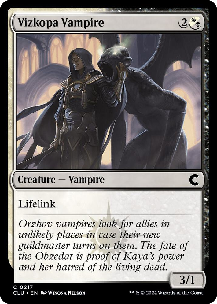 0217 Vizkopa Vampire C Ravnica: Clue Edition