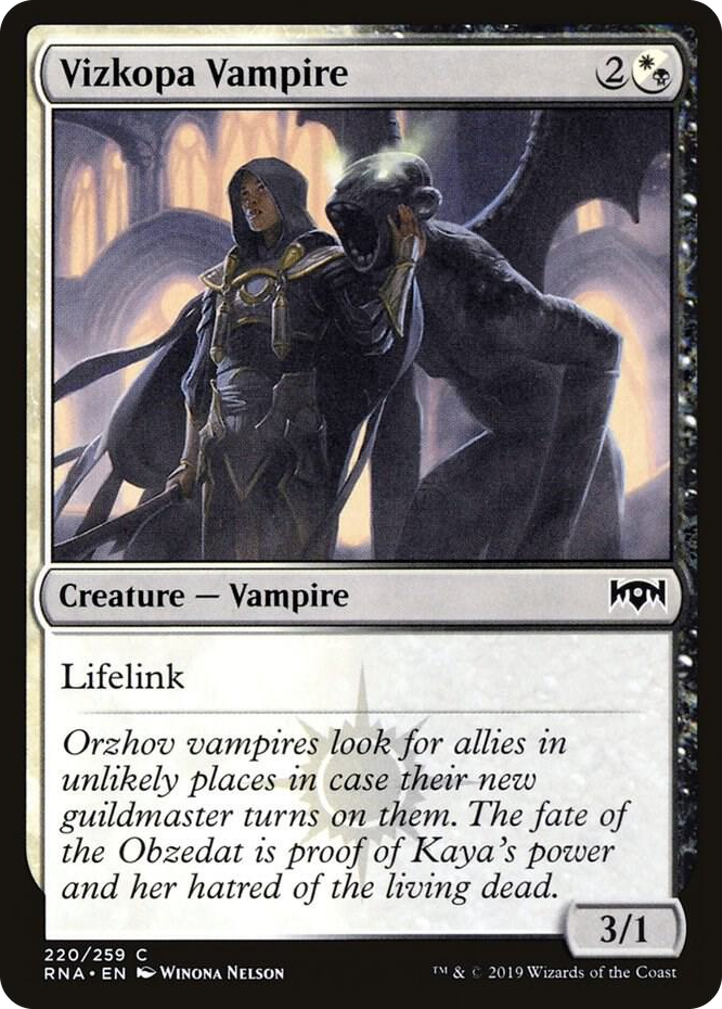 0220 Vizkopa Vampire C Ravnica Allegiance