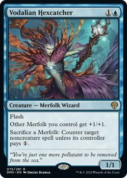 0075 Vodalian Hexcatcher R Dominaria United