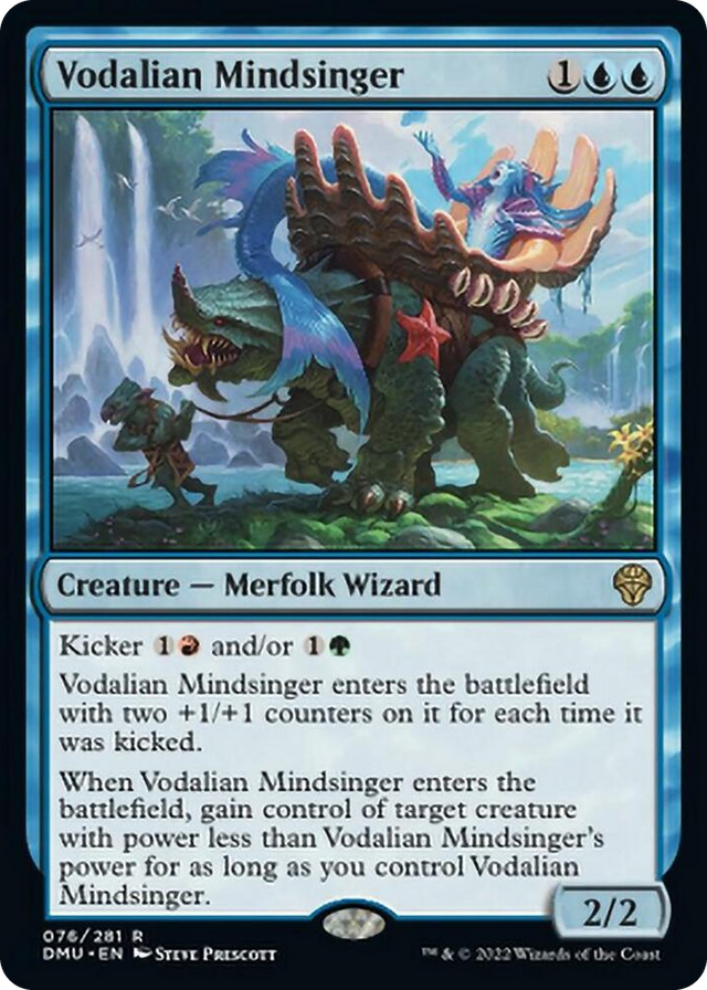 0076 Vodalian Mindsinger R Dominaria United