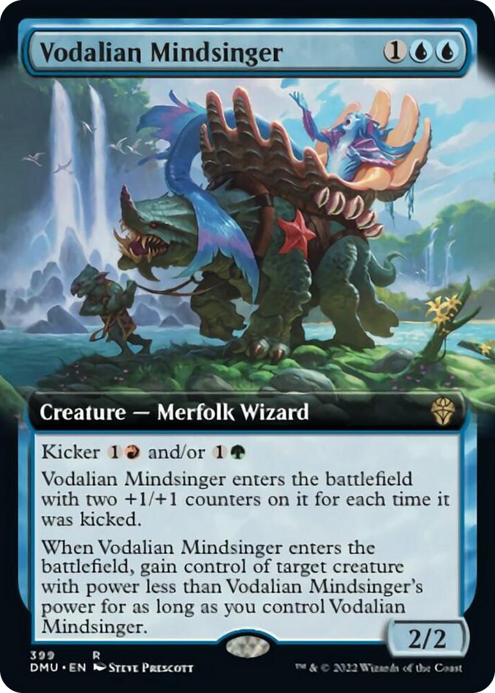 0399 Vodalian Mindsinger (Extended Art) R Dominaria United