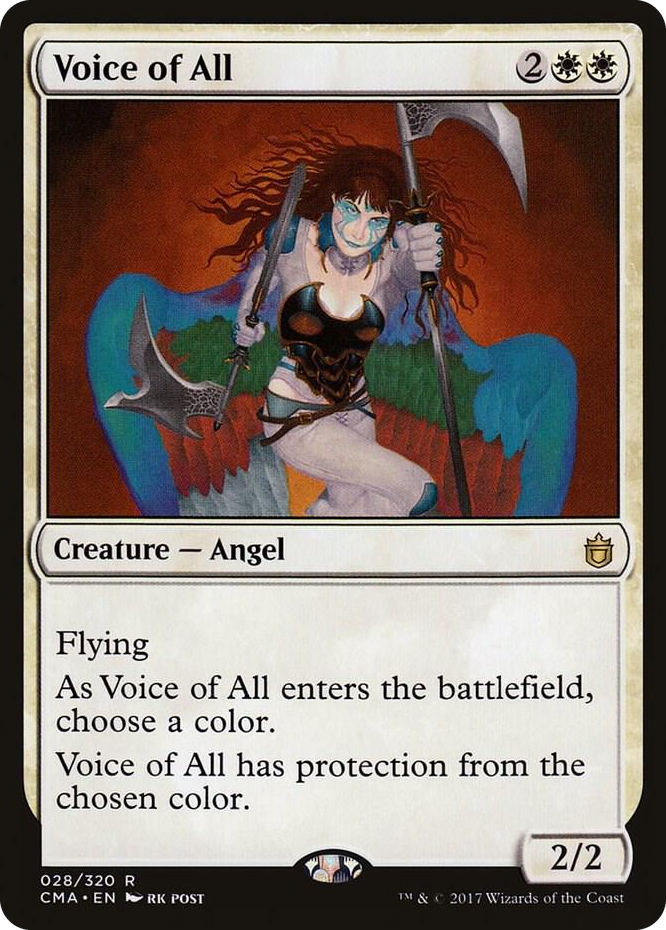 Voice of All #28 R - Commander Anthology Pokemon card