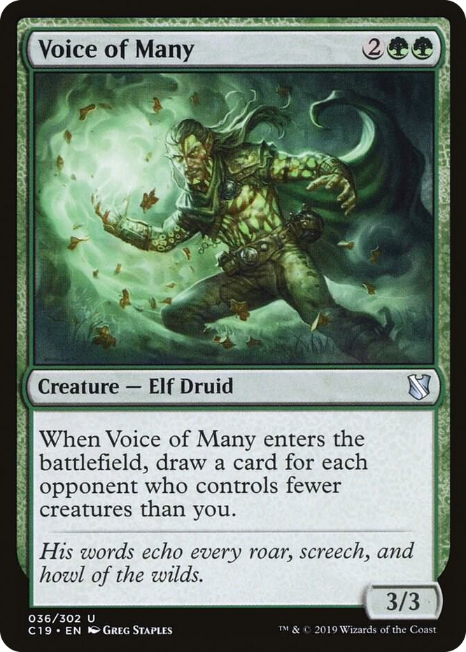 0036 Voice of Many U Commander 2019