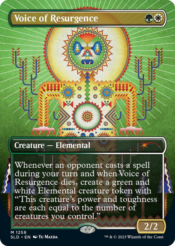 Voice of Resurgence #1258 M - Secret Lair Drop Series Pokemon card