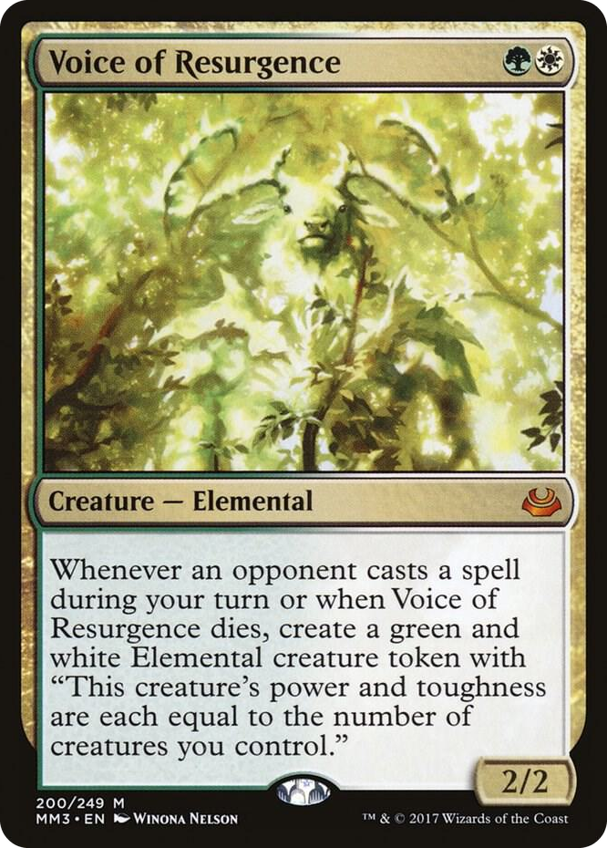 Voice of Resurgence #200 M - Modern Masters 2017 Pokemon card