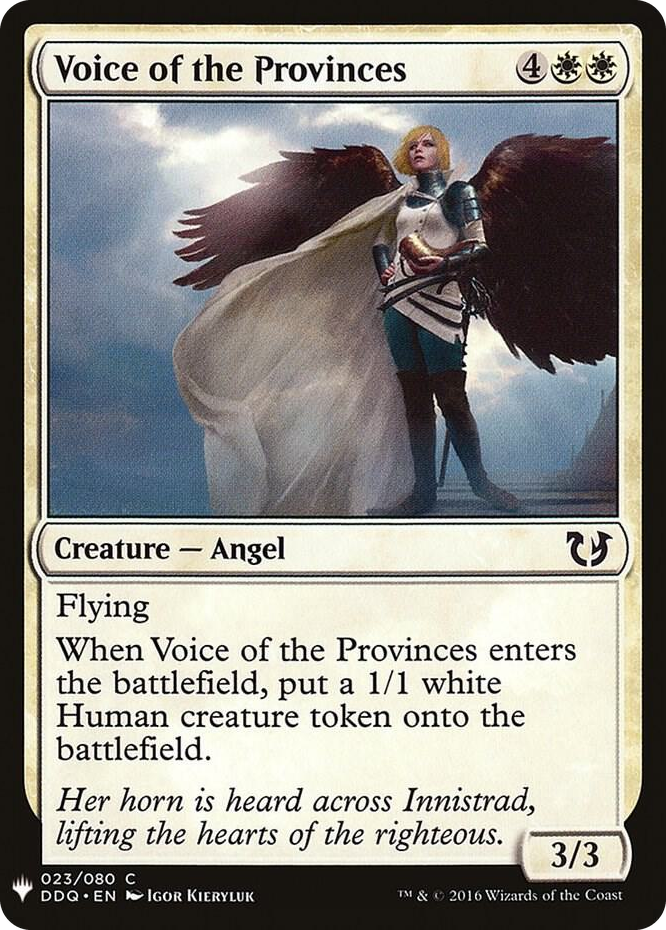 Voice of the Provinces #23 C - The List Reprints Pokemon card