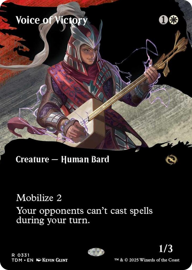 0331 Voice of Victory (Borderless) R Dragonstorm