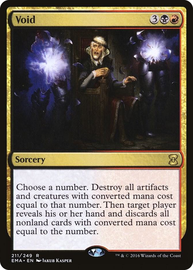 Void #211 R - Eternal Masters Pokemon card