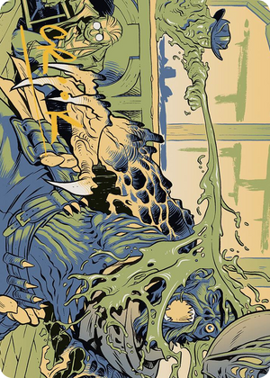 0049 Voidslime Art Card (Gold-Stamped Signature) S Art Series: Outlaws of Thunder Junction