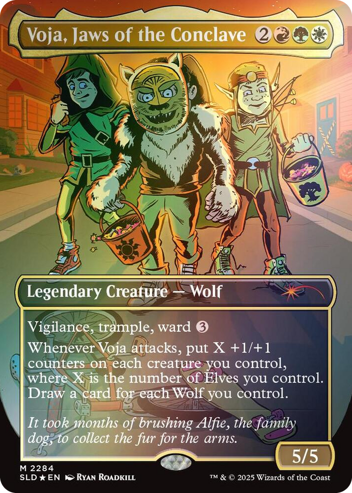 Voja, Jaws of the Conclave (Rainbow Foil) #2284 M - Secret Lair Drop Series Pokemon card