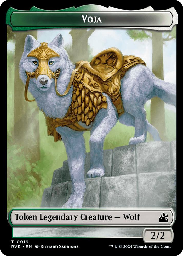 Voja Token #19 T - Ravnica Remastered Pokemon card