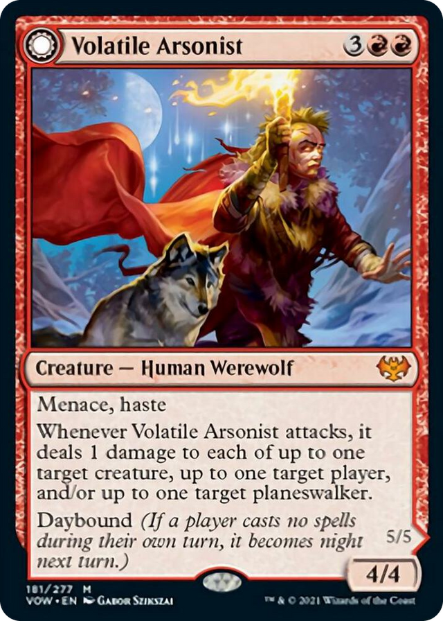 0181 Volatile Arsonist M Innistrad: Crimson Vow