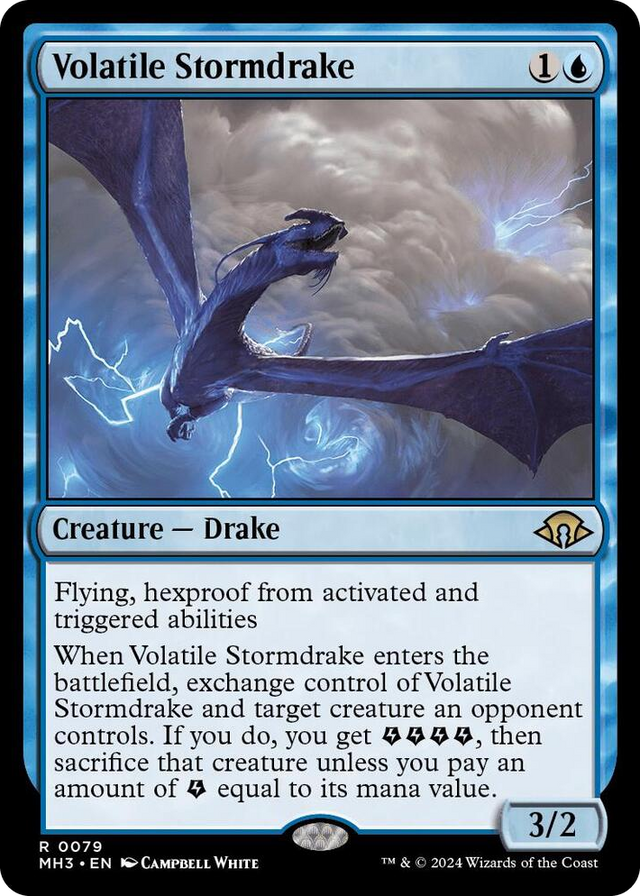 0079 Volatile Stormdrake R Modern Horizons 3
