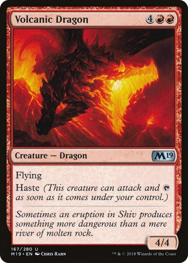 0167 Volcanic Dragon U Core Set 2019
