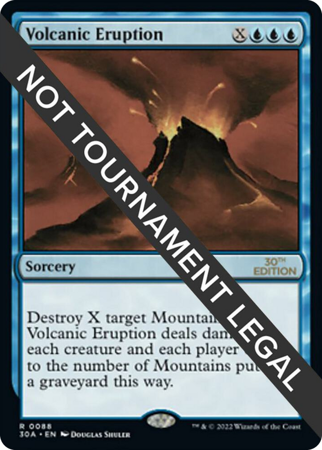 0088 Volcanic Eruption R 30th Anniversary Edition