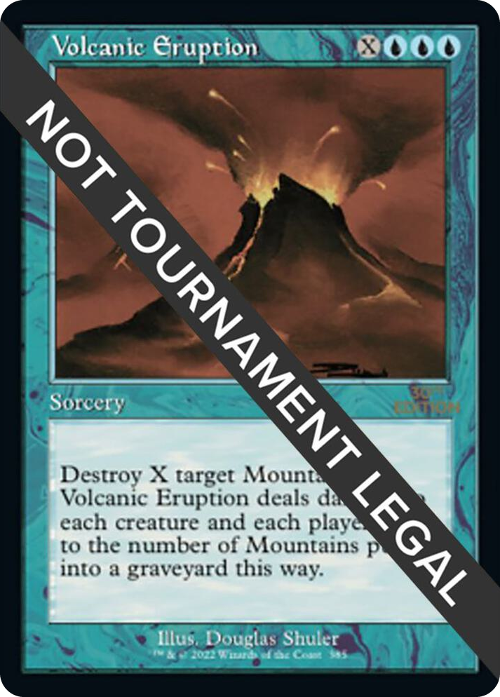 0385 Volcanic Eruption (Retro Frame) R 30th Anniversary Edition