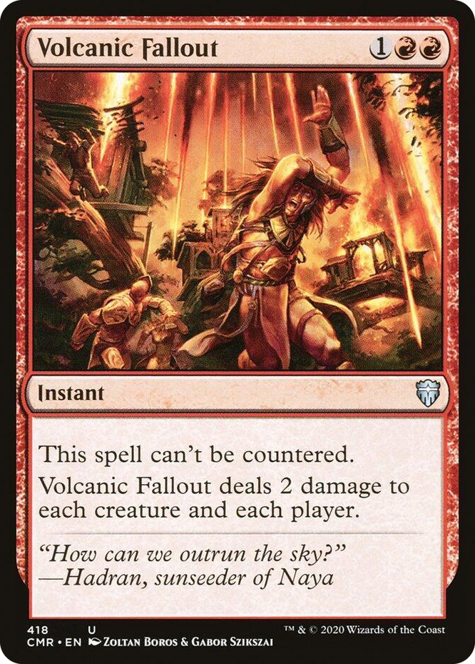 0418 Volcanic Fallout U Commander Legends