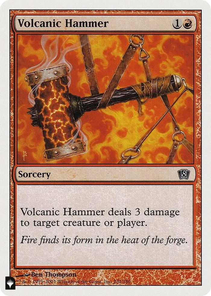 0231 Volcanic Hammer C The List Reprints