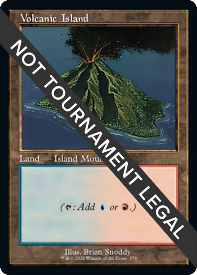 0579 Volcanic Island (Retro Frame) R 30th Anniversary Edition