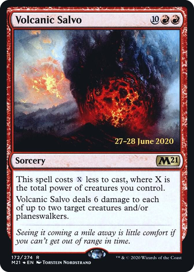 Volcanic Salvo #172 R - Prerelease Cards Pokemon card
