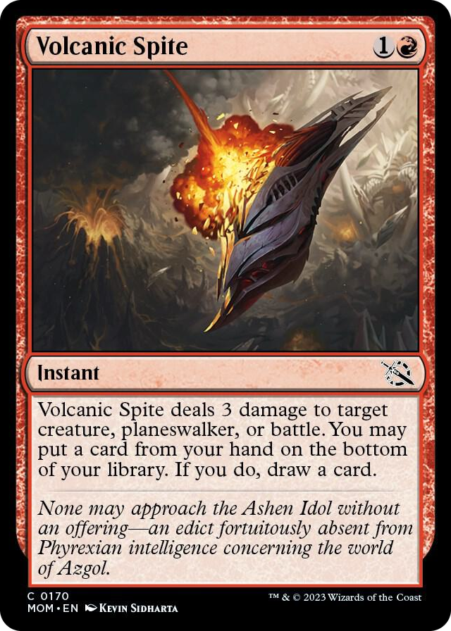 Volcanic Spite #170 C - March of the Machine Pokemon card