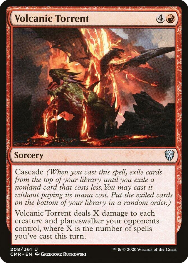 0208 Volcanic Torrent U Commander Legends