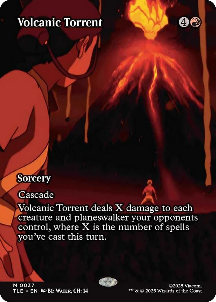 0037 Volcanic Torrent (Borderless) M The Last Airbender: Eternal-Legal