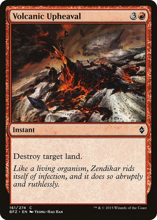 0161 Volcanic Upheaval C Battle for Zendikar