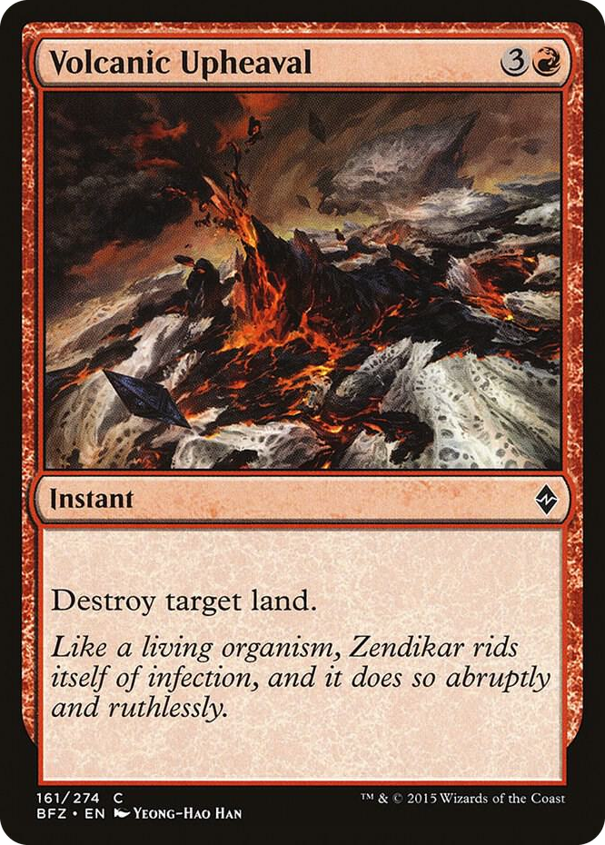 Volcanic Upheaval #161 C - Battle for Zendikar Pokemon card