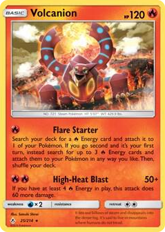 0025 Volcanion Rare Deck Exclusives