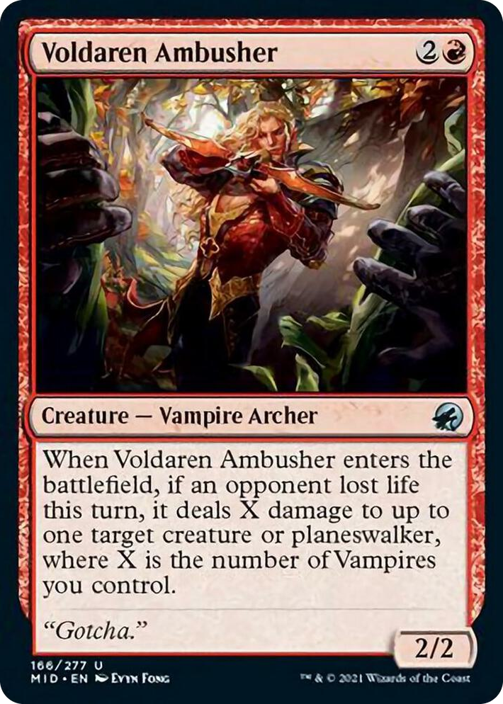 0166 Voldaren Ambusher U Innistrad: Midnight Hunt