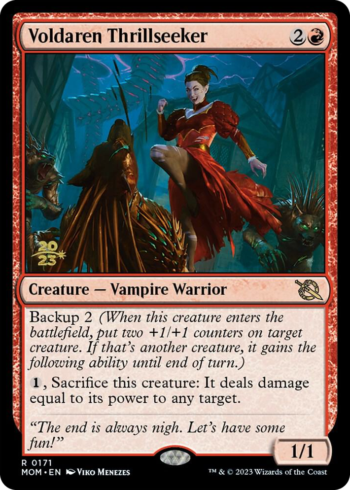 0171 Voldaren Thrillseeker R Prerelease Cards