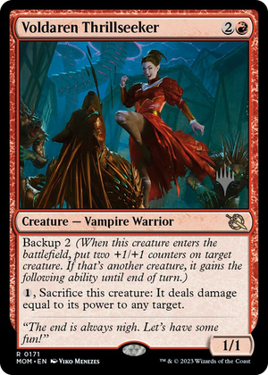0171 Voldaren Thrillseeker R Promo Pack: March of the Machine