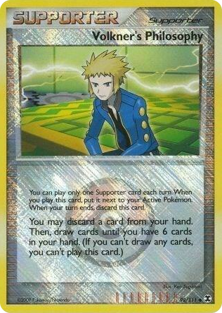 0098 Volkner's Philosophy - 98/111 (Player Reward) Promo League & Championship Cards