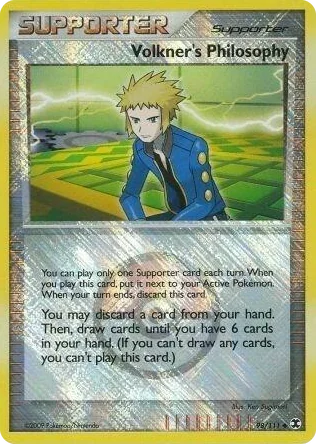 0098 Volkner's Philosophy - 98/111 (Player Reward) Promo League & Championship Cards
