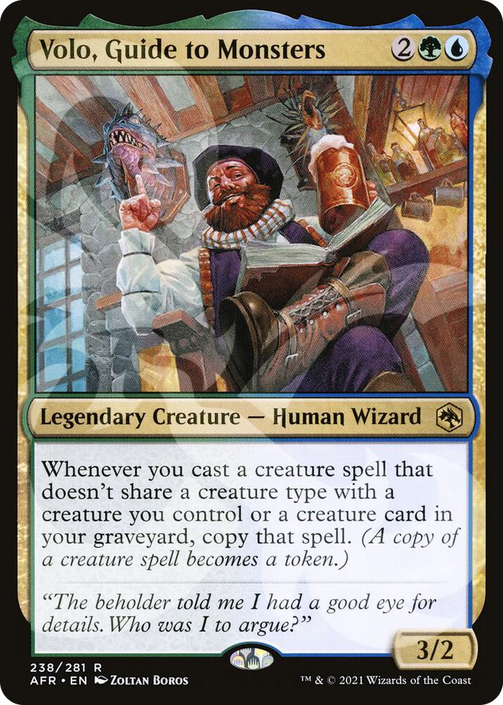 0238 Volo, Guide to Monsters R AFR Ampersand Promos