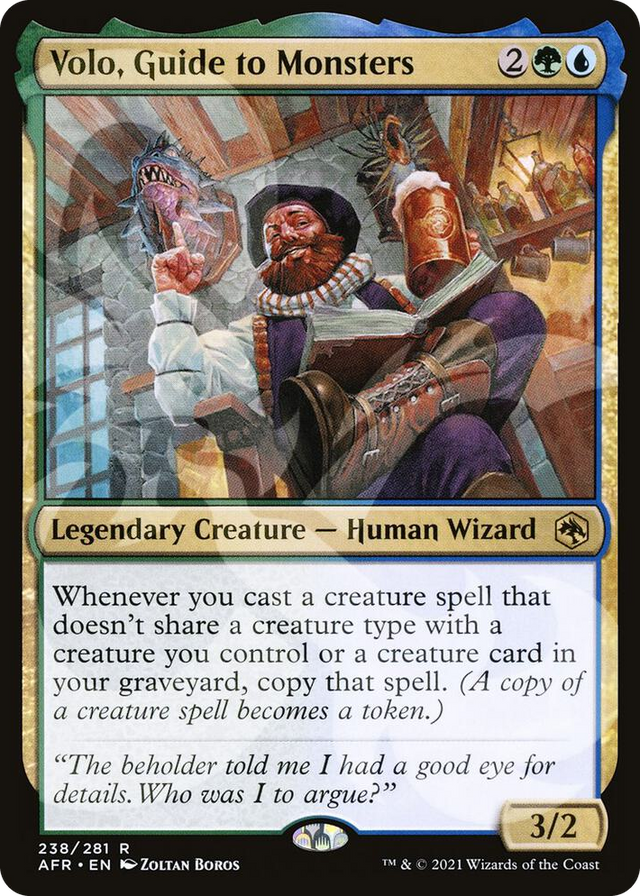 0238 Volo, Guide to Monsters R AFR Ampersand Promos