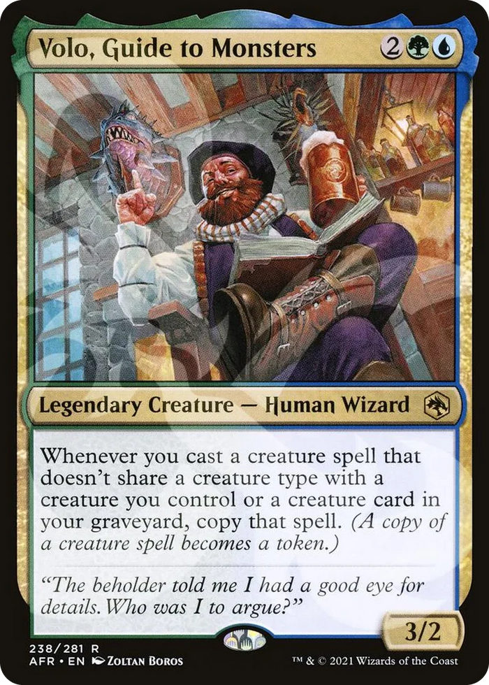 0238 Volo, Guide to Monsters R AFR Ampersand Promos