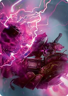 0015 Voltage Surge Art Card S Art Series: Kamigawa: Neon Dynasty