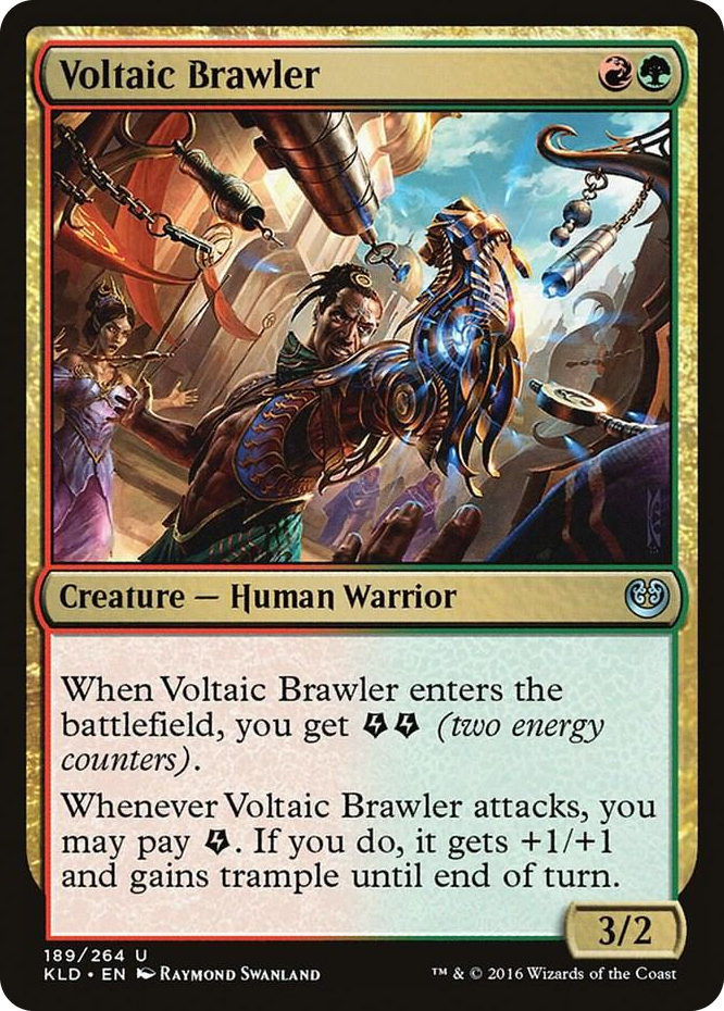 Voltaic Brawler #189 U - Kaladesh Pokemon card