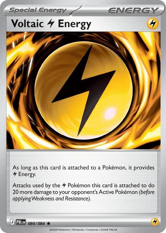 0084 Voltaic Lightning Energy - 084/084 (Non-Holo) Rare Deck Exclusives